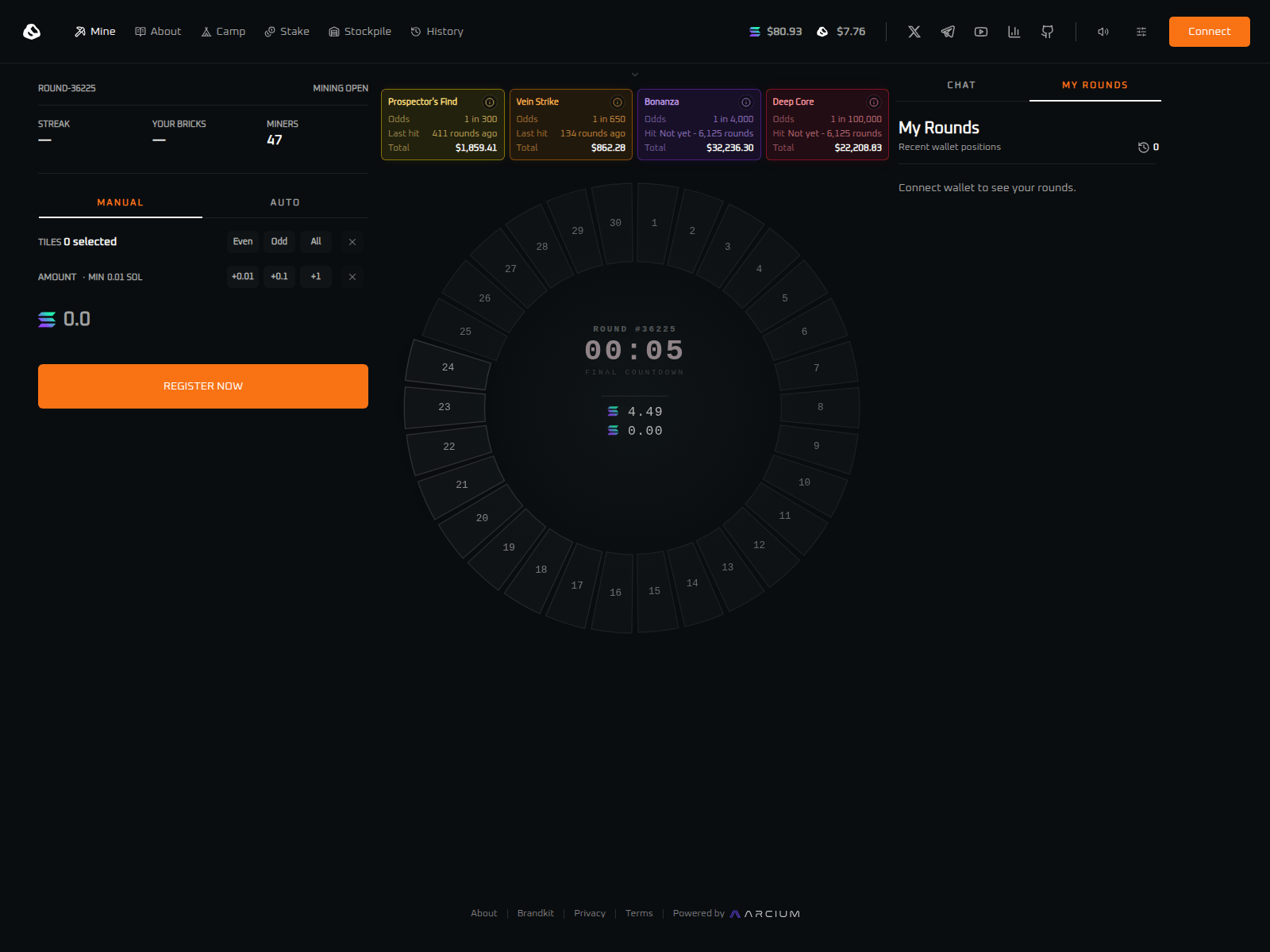Screenshot of zinccash.fun