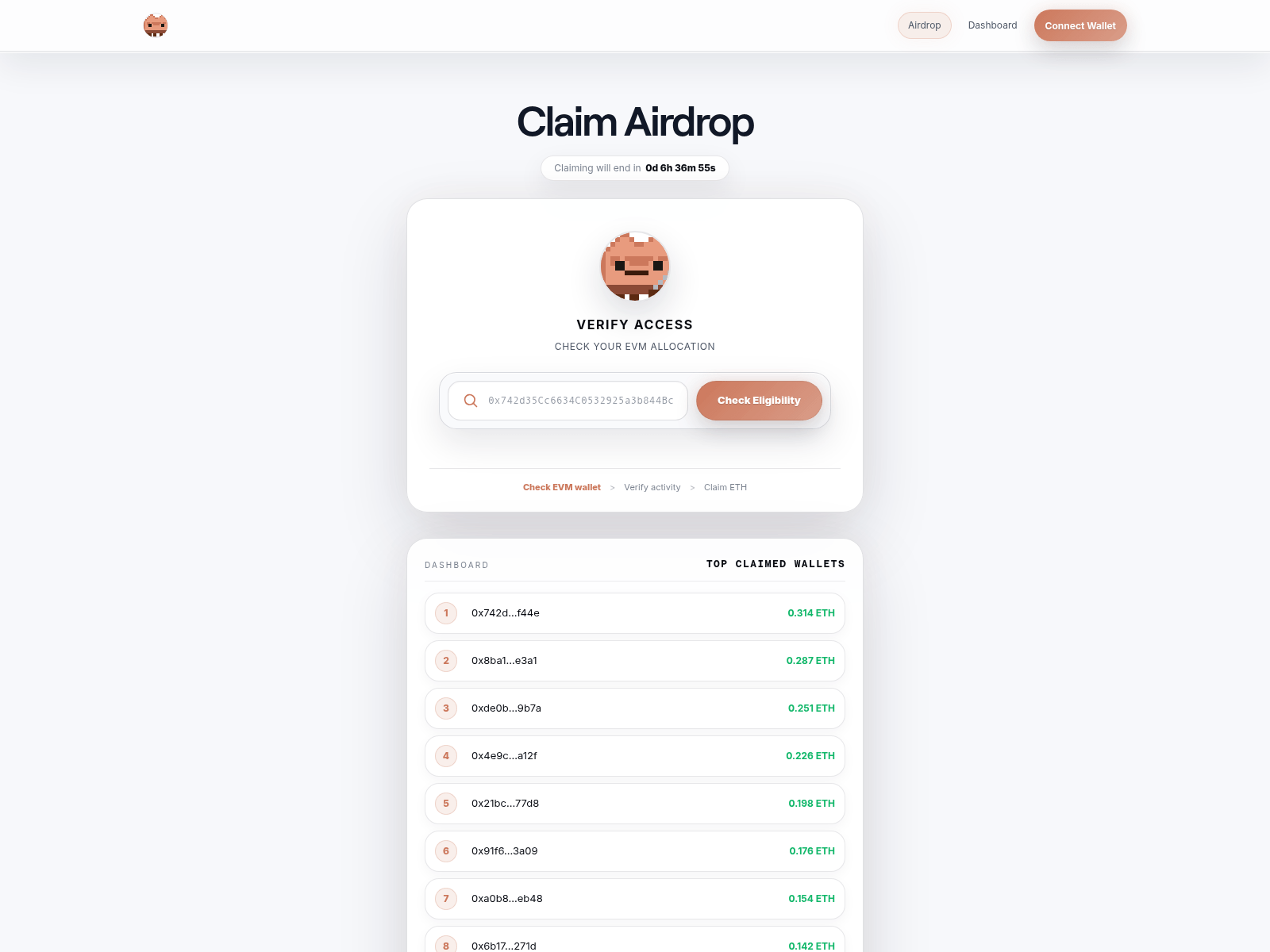 Screenshot of chain-oracle.pages.dev