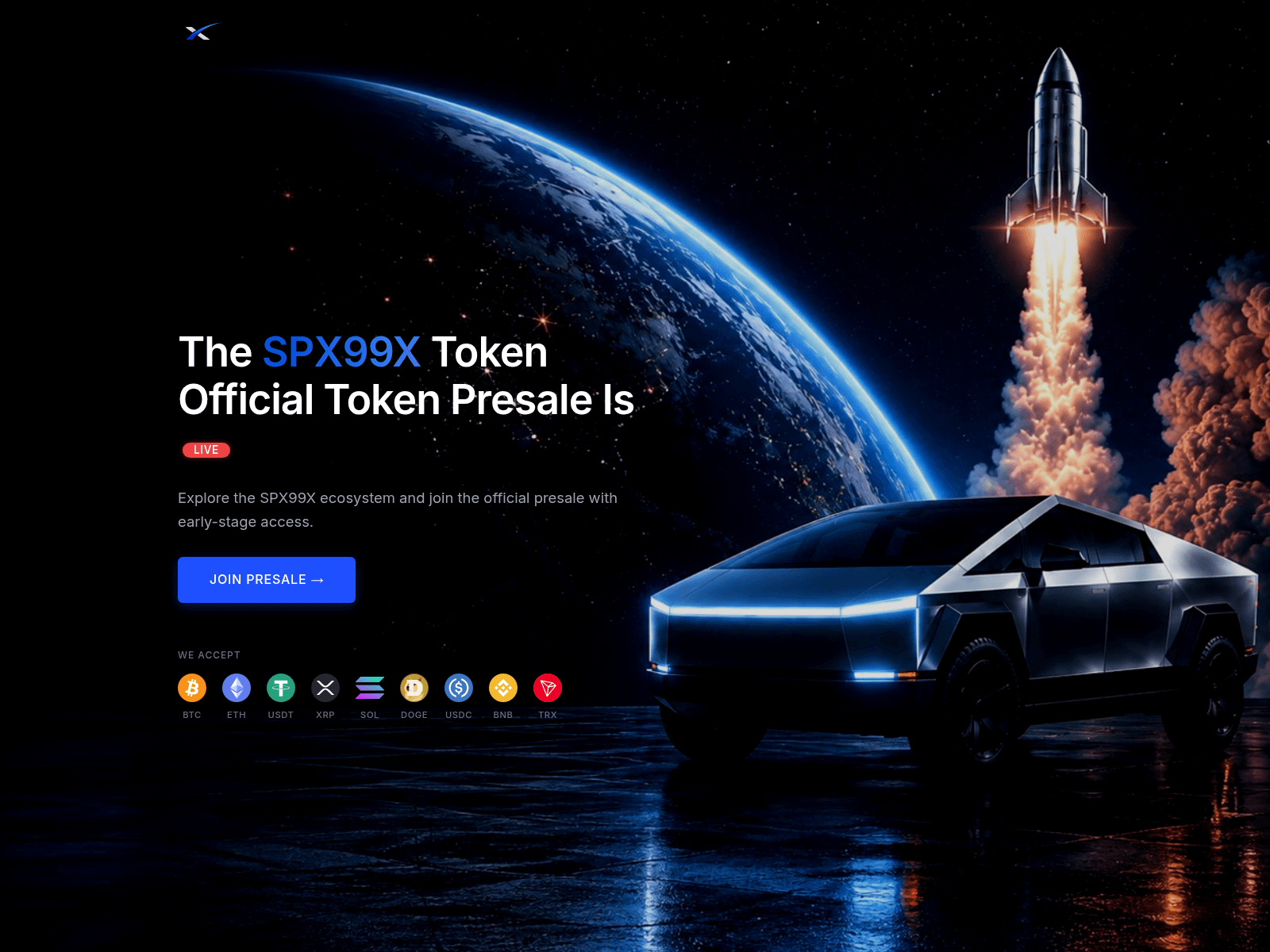 Screenshot of spx99x.org