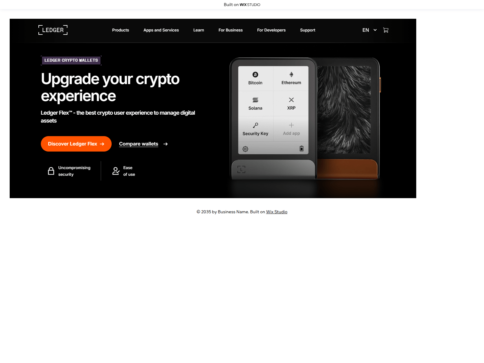 Screenshot of liveledgr-doc.wixstudio.com