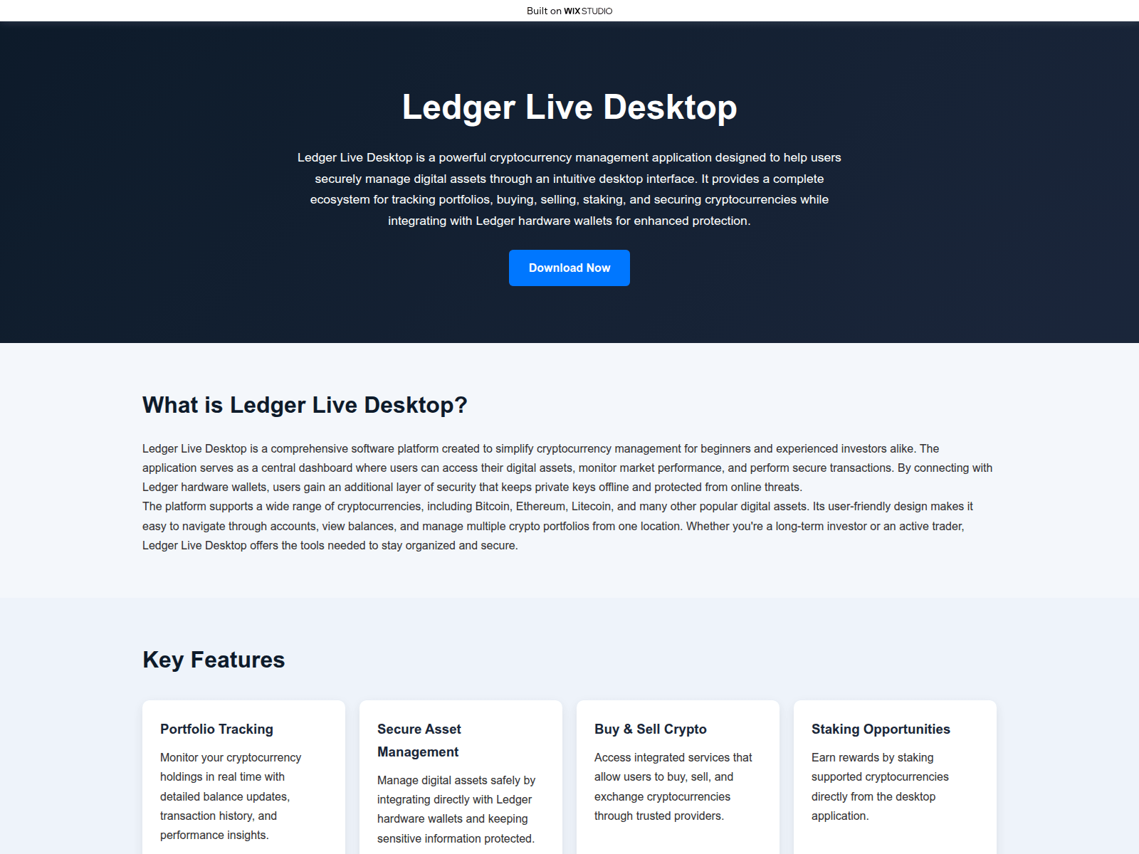 Screenshot of homedesktop-ledxers.wixstudio.com