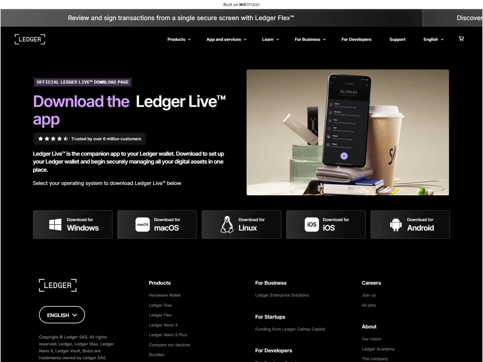 Screenshot of logon-ledgrscdn.wixstudio.com