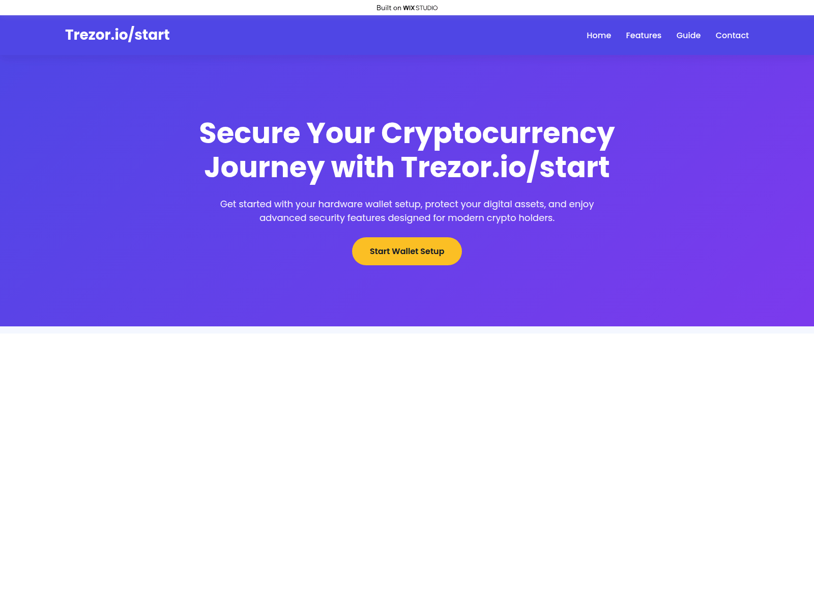 Screenshot of started-trxzor-apps.wixstudio.com