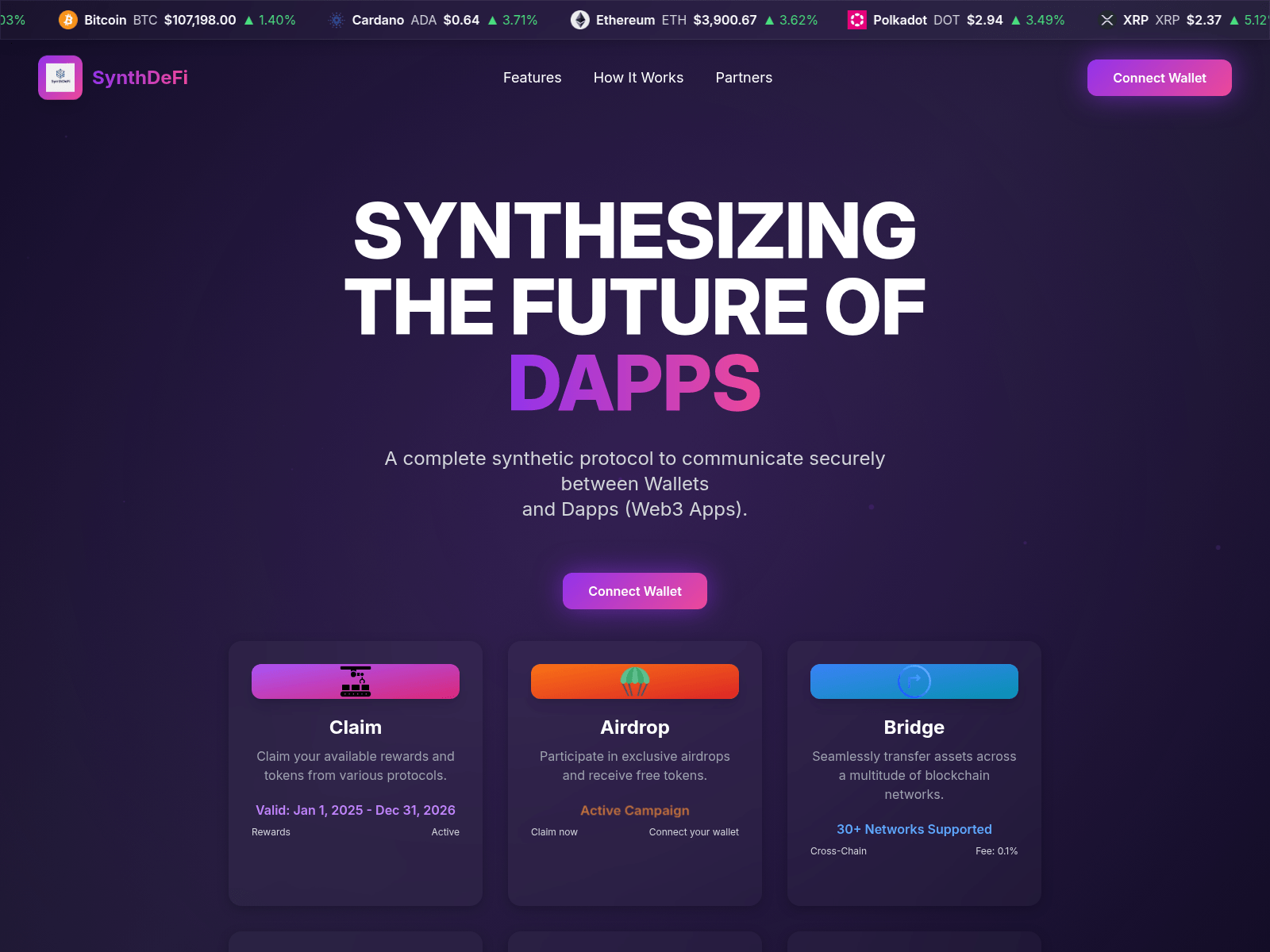 Screenshot of multinetsdecentralized.xyz