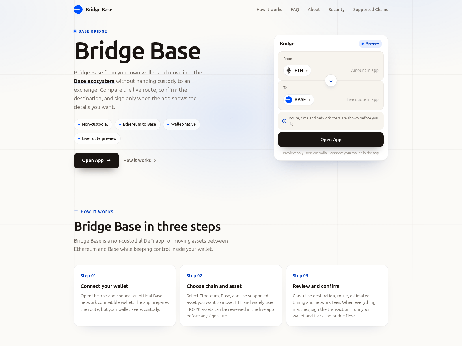 Screenshot of bridge-base.github.io
