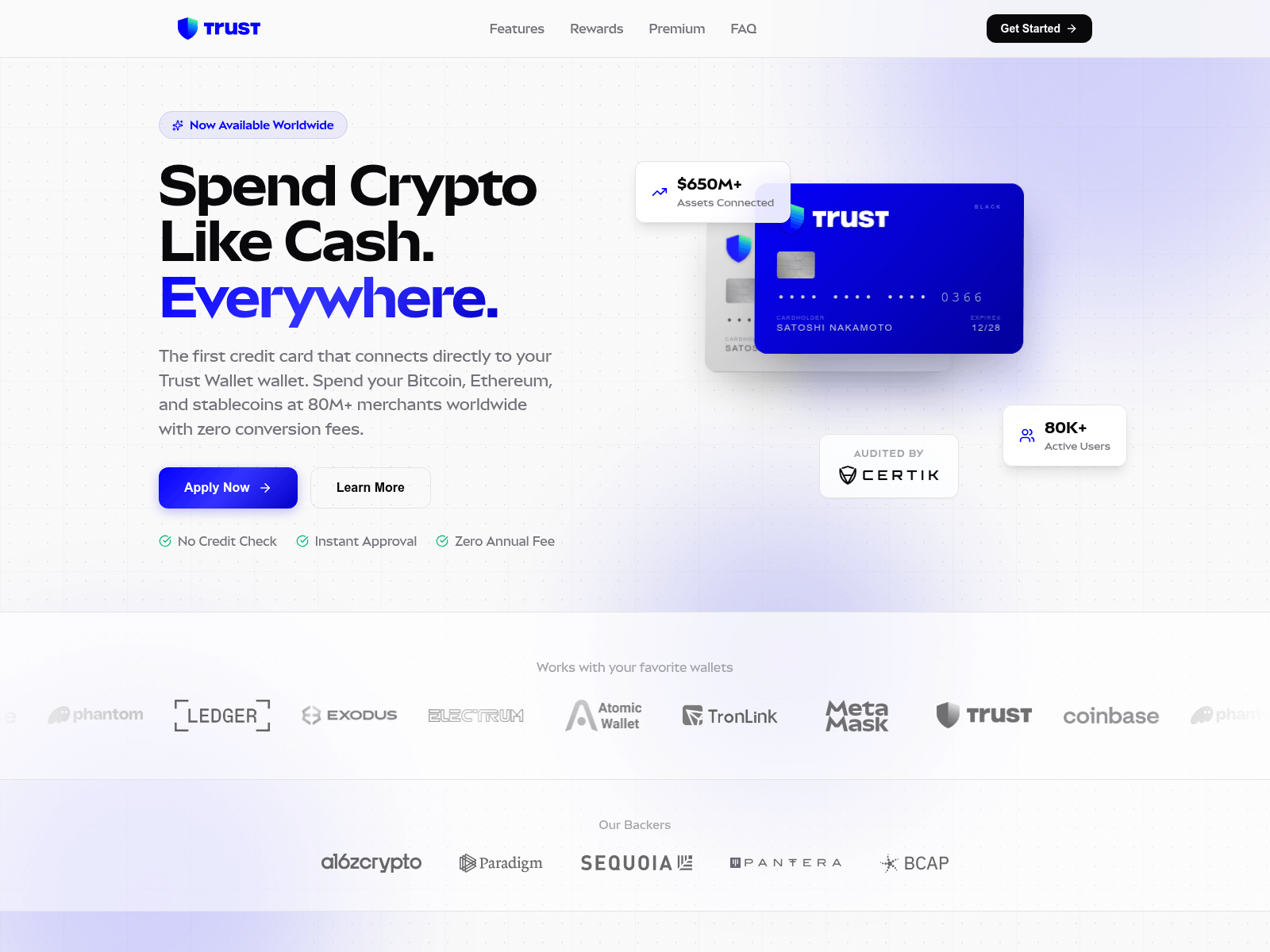 Screenshot of wallet-trust.cc