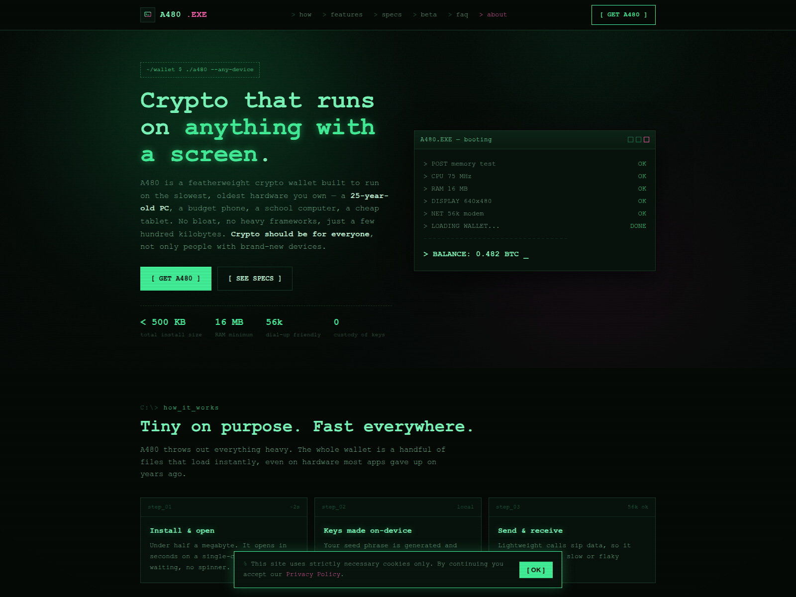 Screenshot of b-wallet.co.com