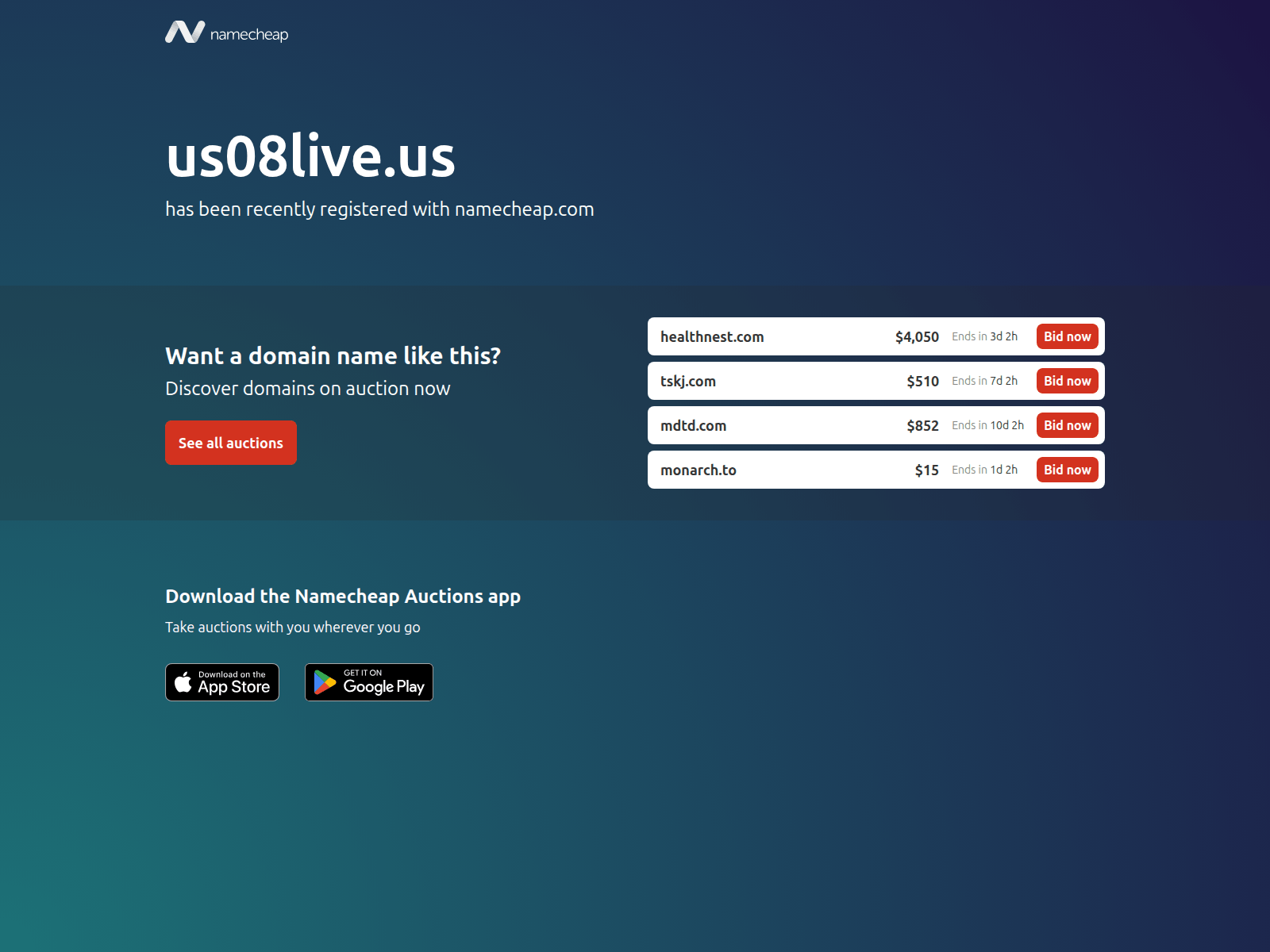 Screenshot of us08live.us