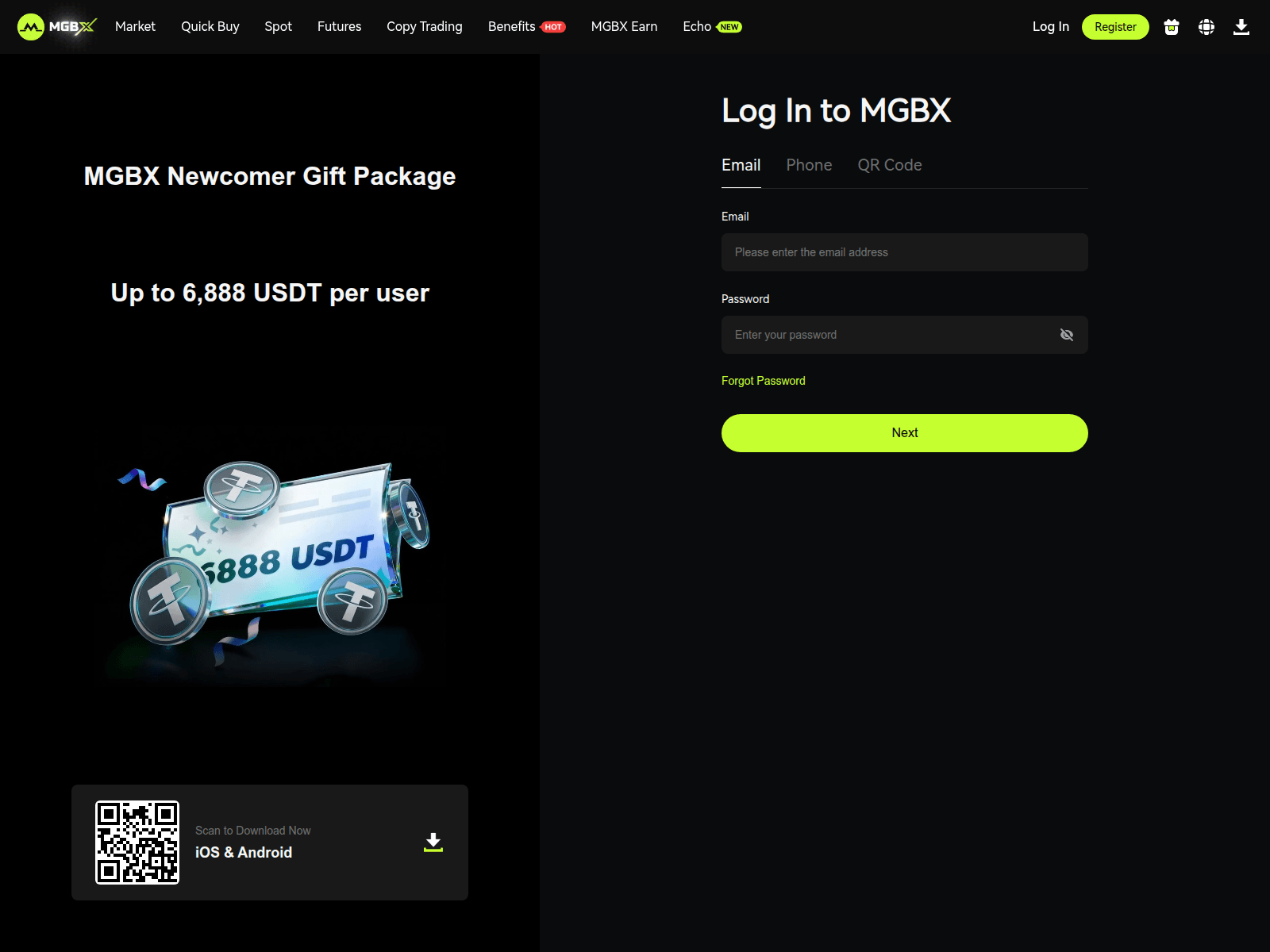 Screenshot of mgbx-web.com