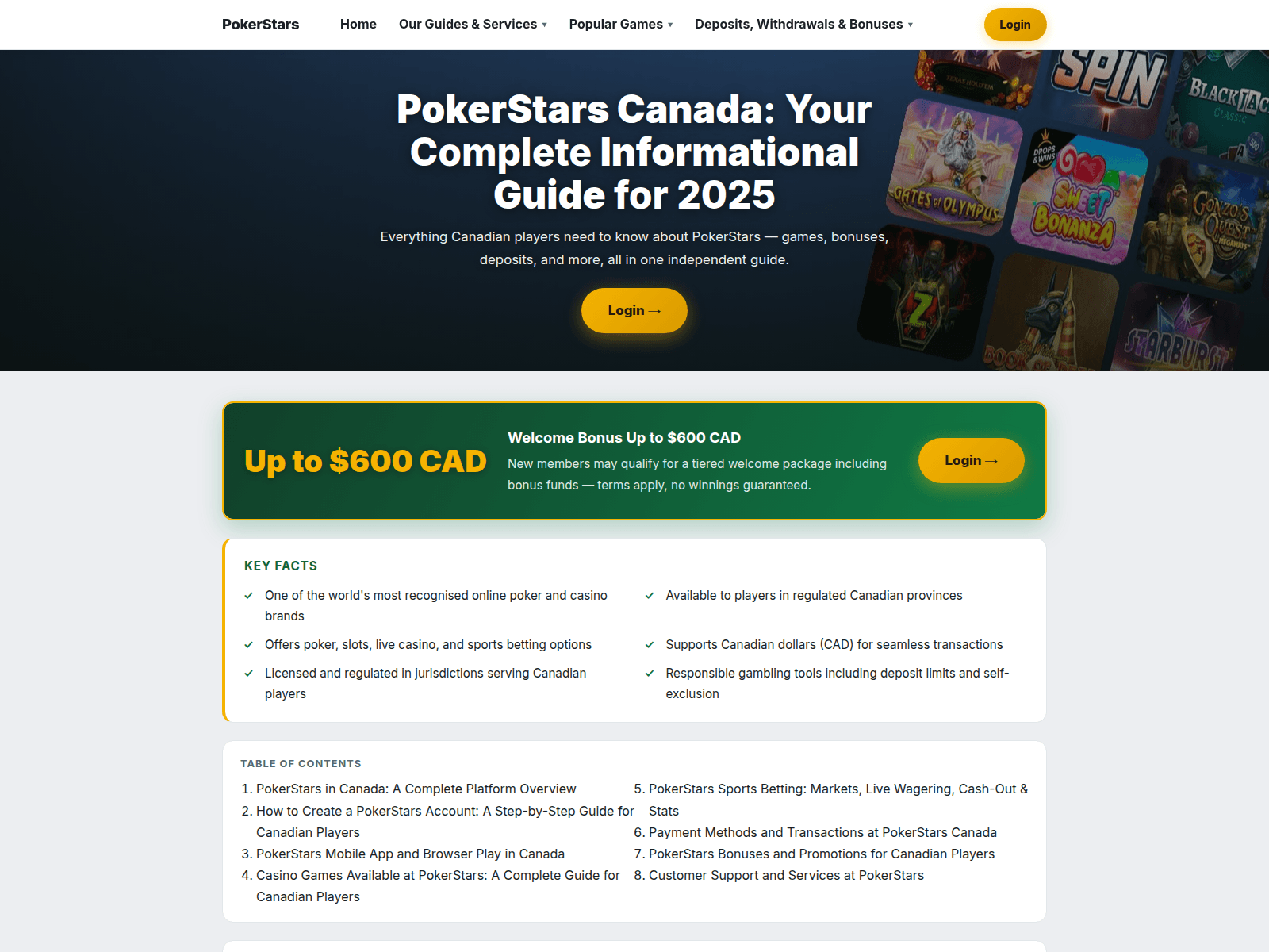 Screenshot of pokerstars-cas.com