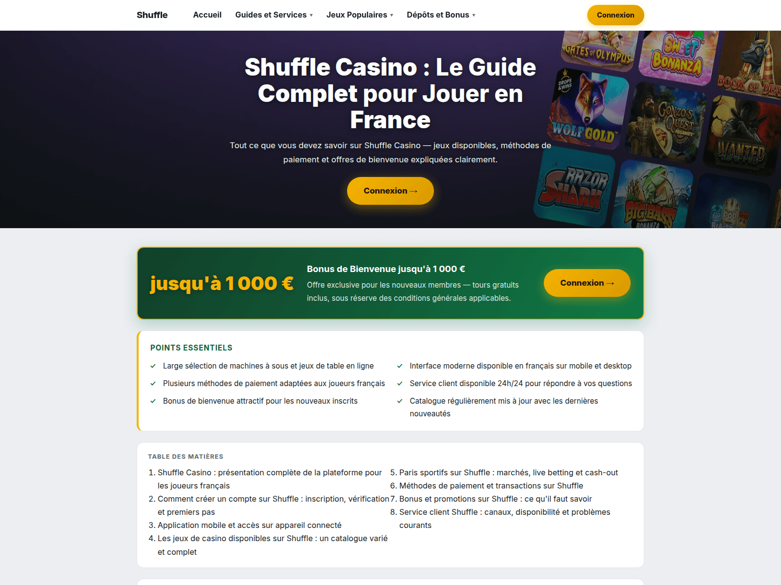 Screenshot of new-shuffle.com