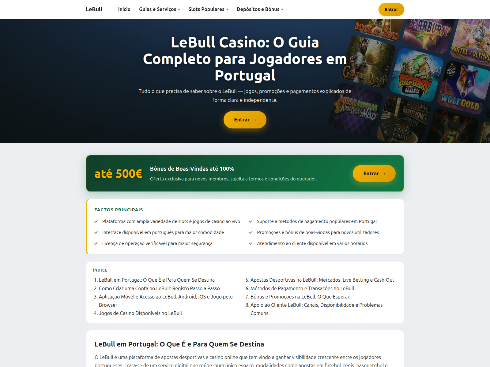 Screenshot of lebulll-pt.com