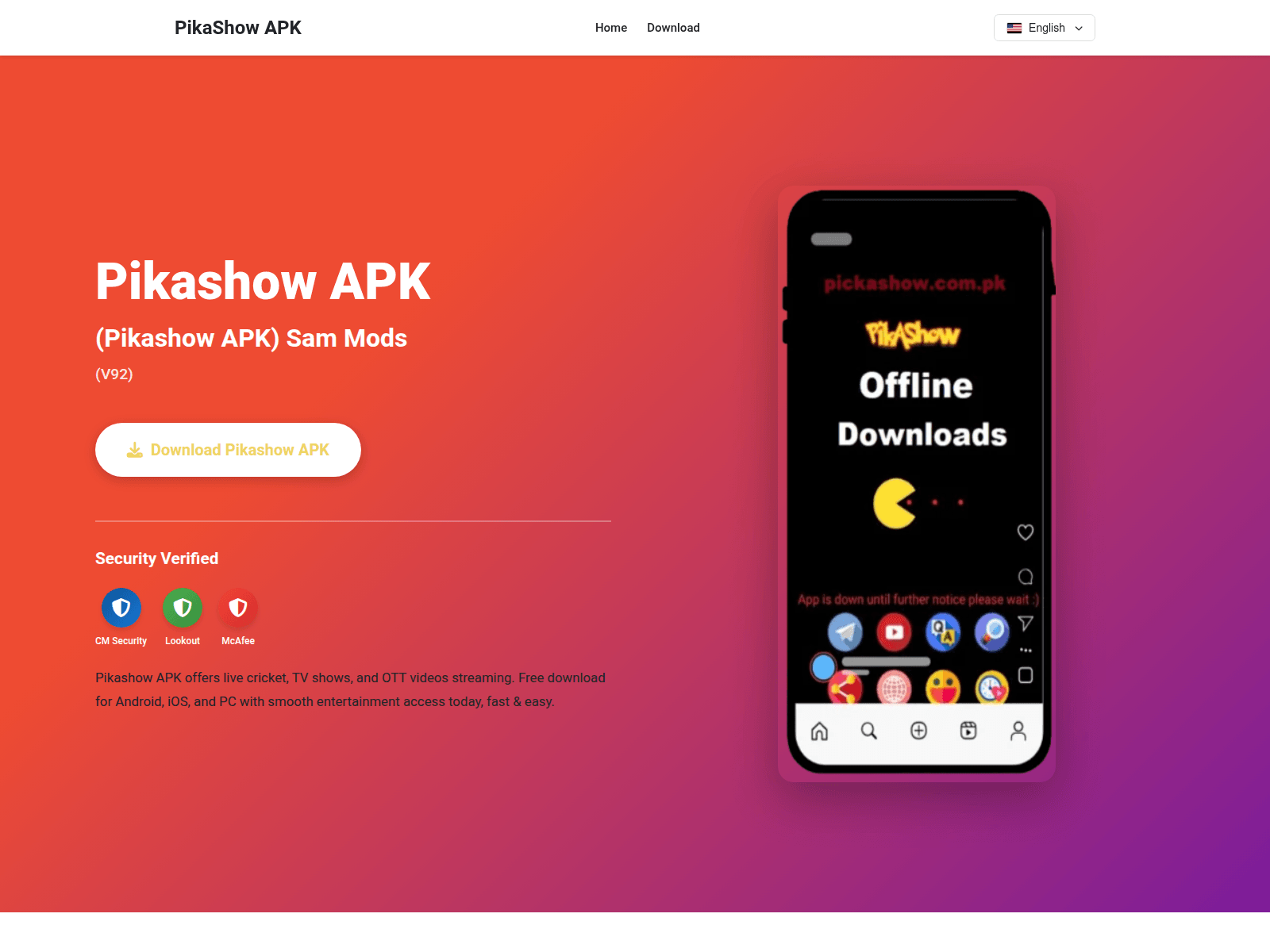 Screenshot of pickashow.com.pk
