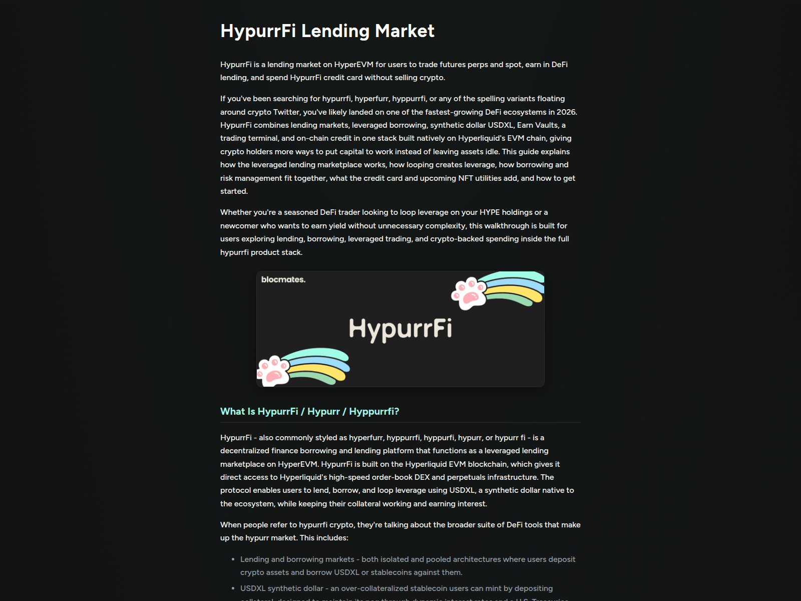 Screenshot of hypurrfl.com