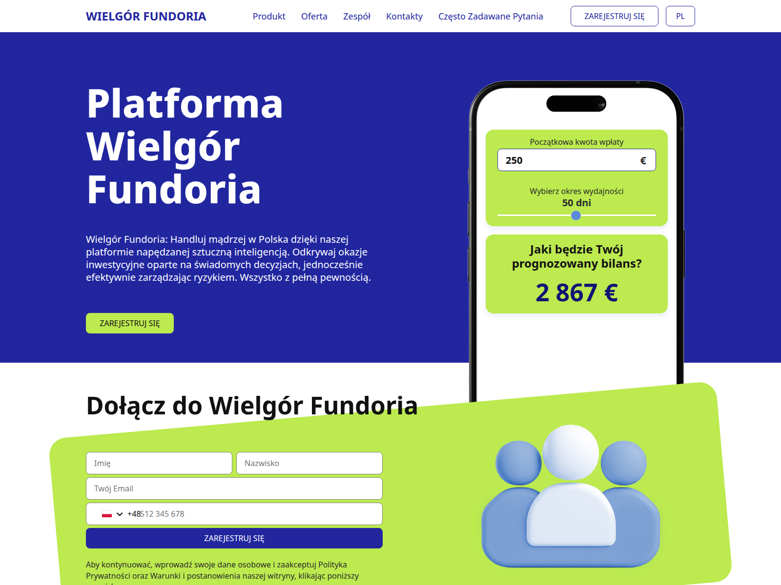 Screenshot of wielgor-fundoria.com