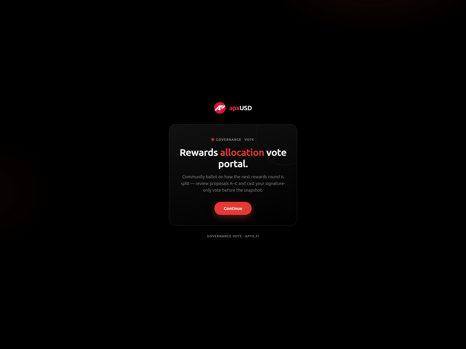 Screenshot of apyx-fi.ltd