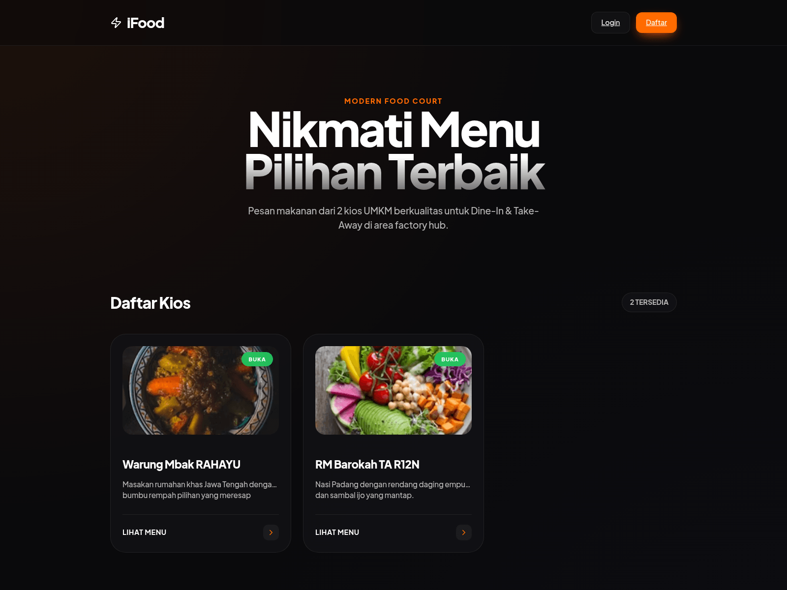 Screenshot of ifood.web.id