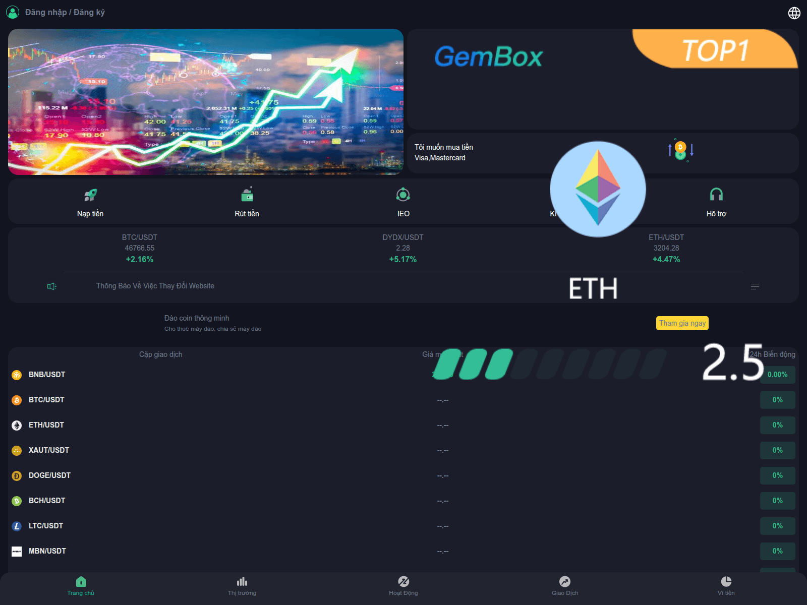 Screenshot of plusgoldsmart.live