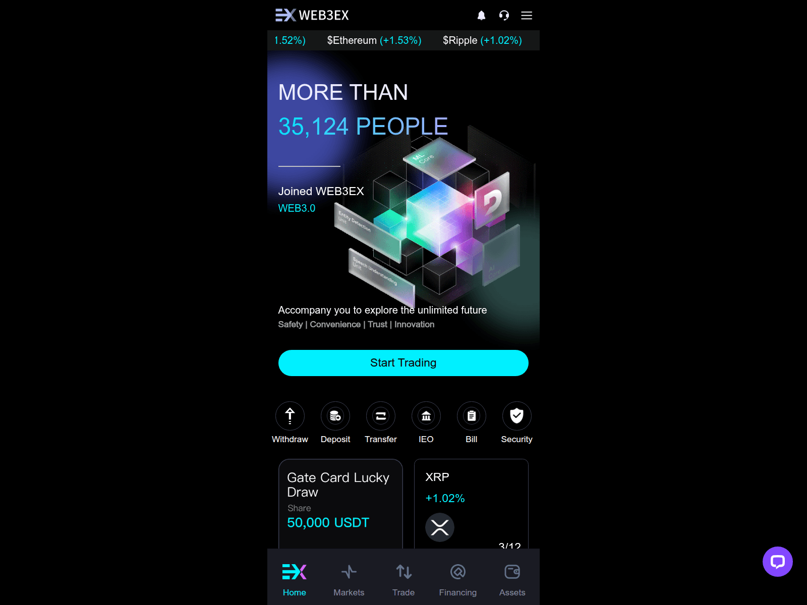Screenshot of cryptofinance.vip
