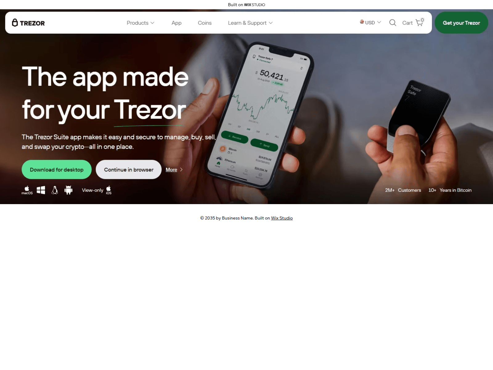 Screenshot of startbridge-us.wixstudio.com