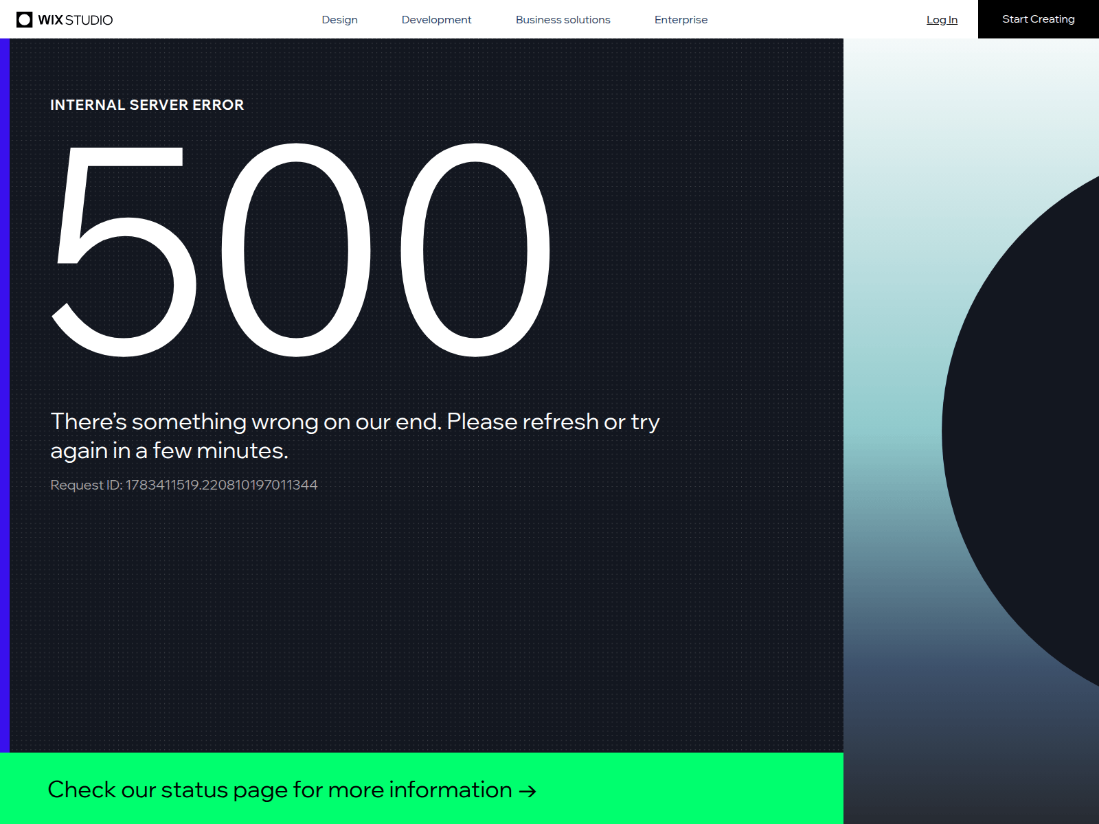Screenshot of paypaalcdn.wixstudio.com