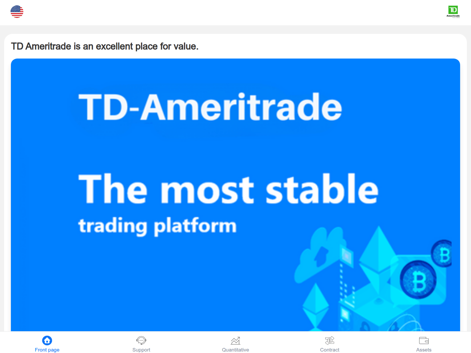 Screenshot of aitradengine.com
