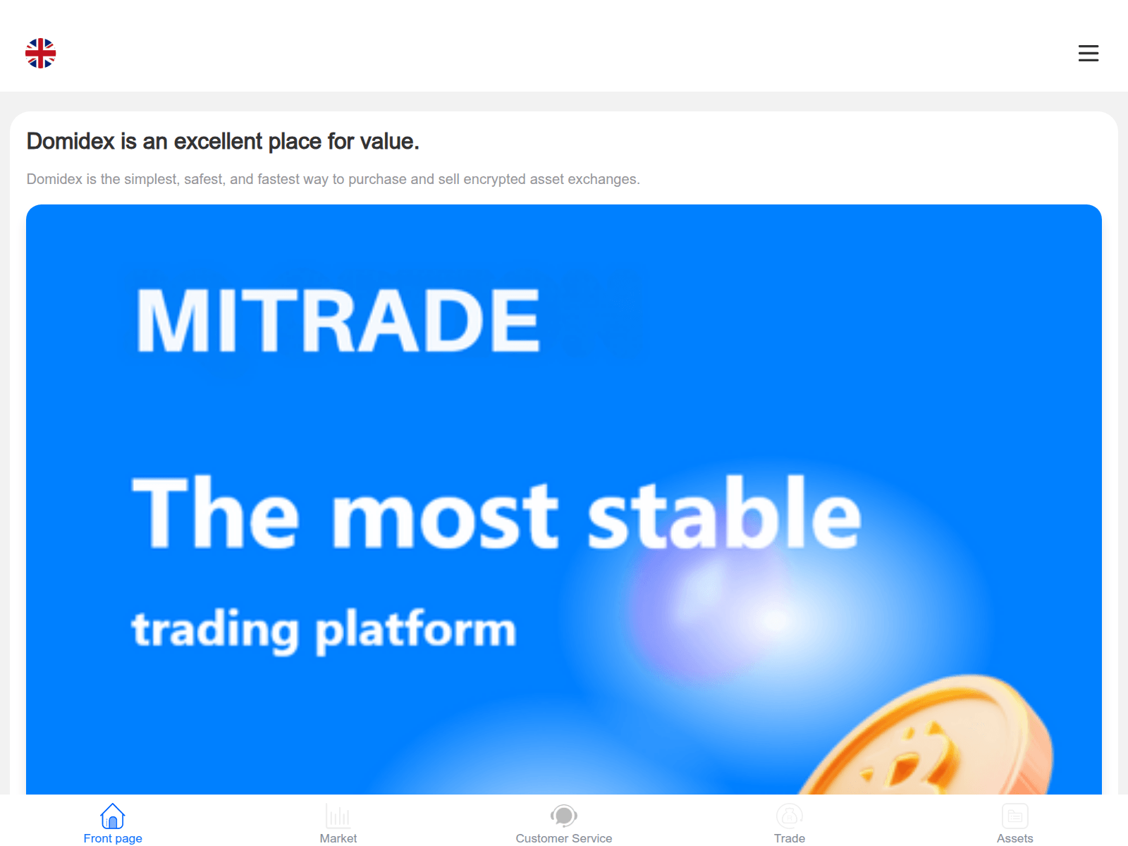 Screenshot of domidex.one