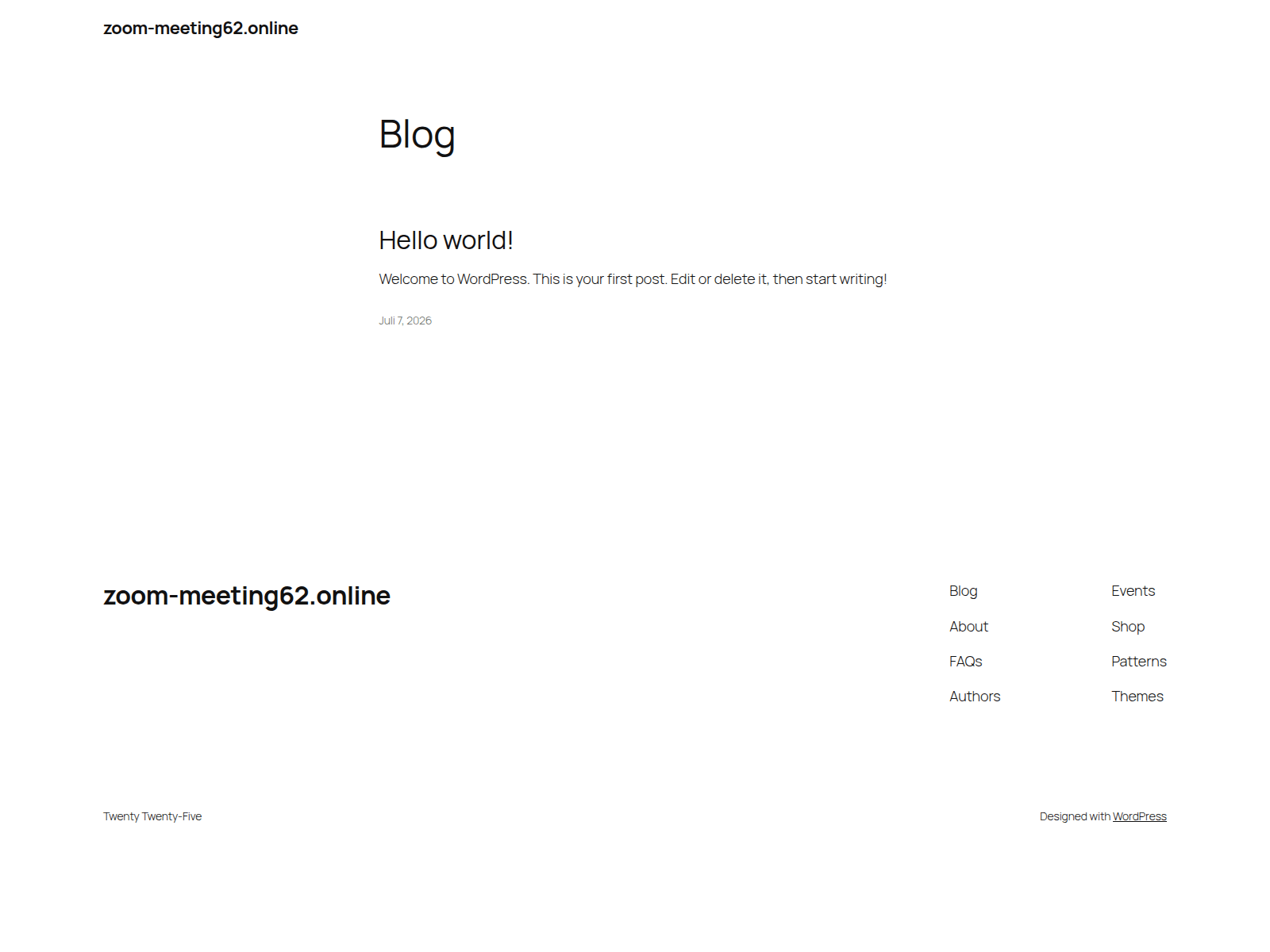 Screenshot of zoom-meeting62.online