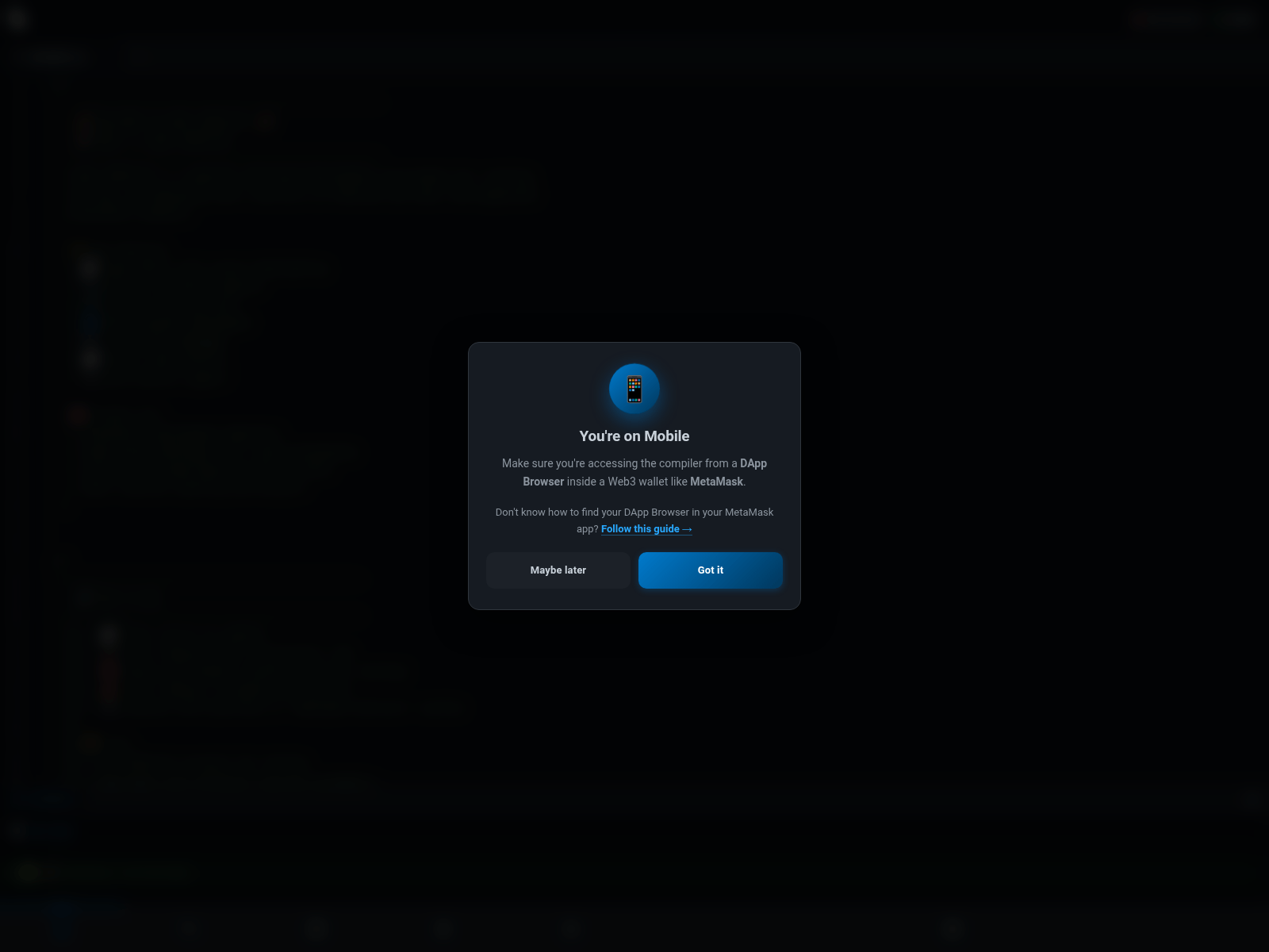 Screenshot of compilervrm.pages.dev