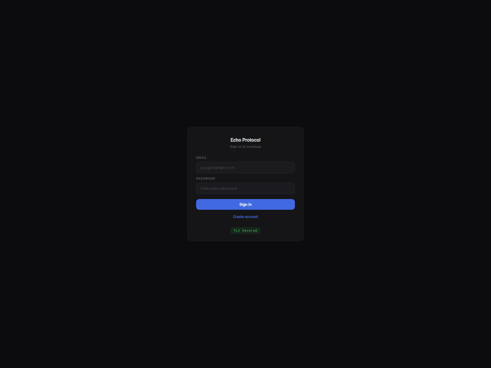 Screenshot of echop.app
