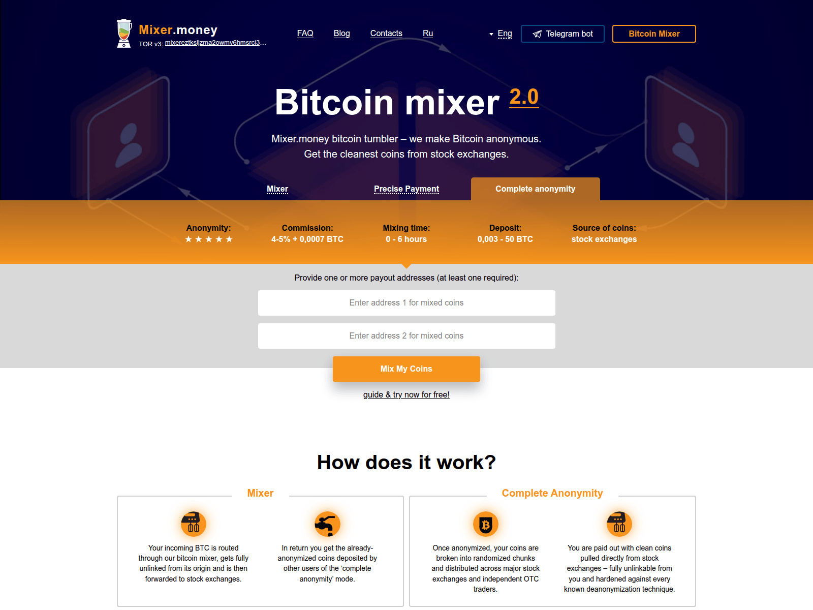 Screenshot of mixermoney.it.com