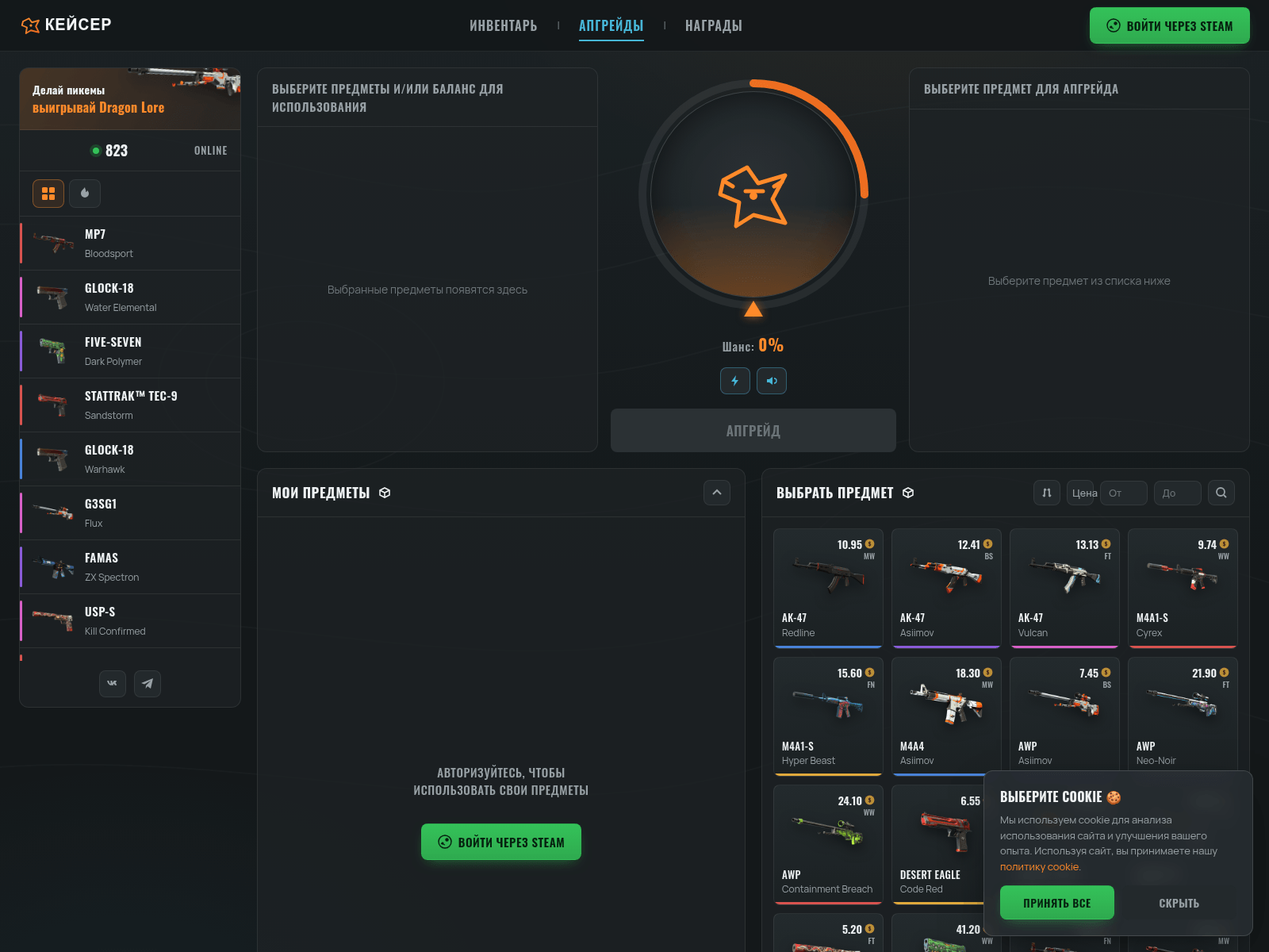Screenshot of caser-cs.cc