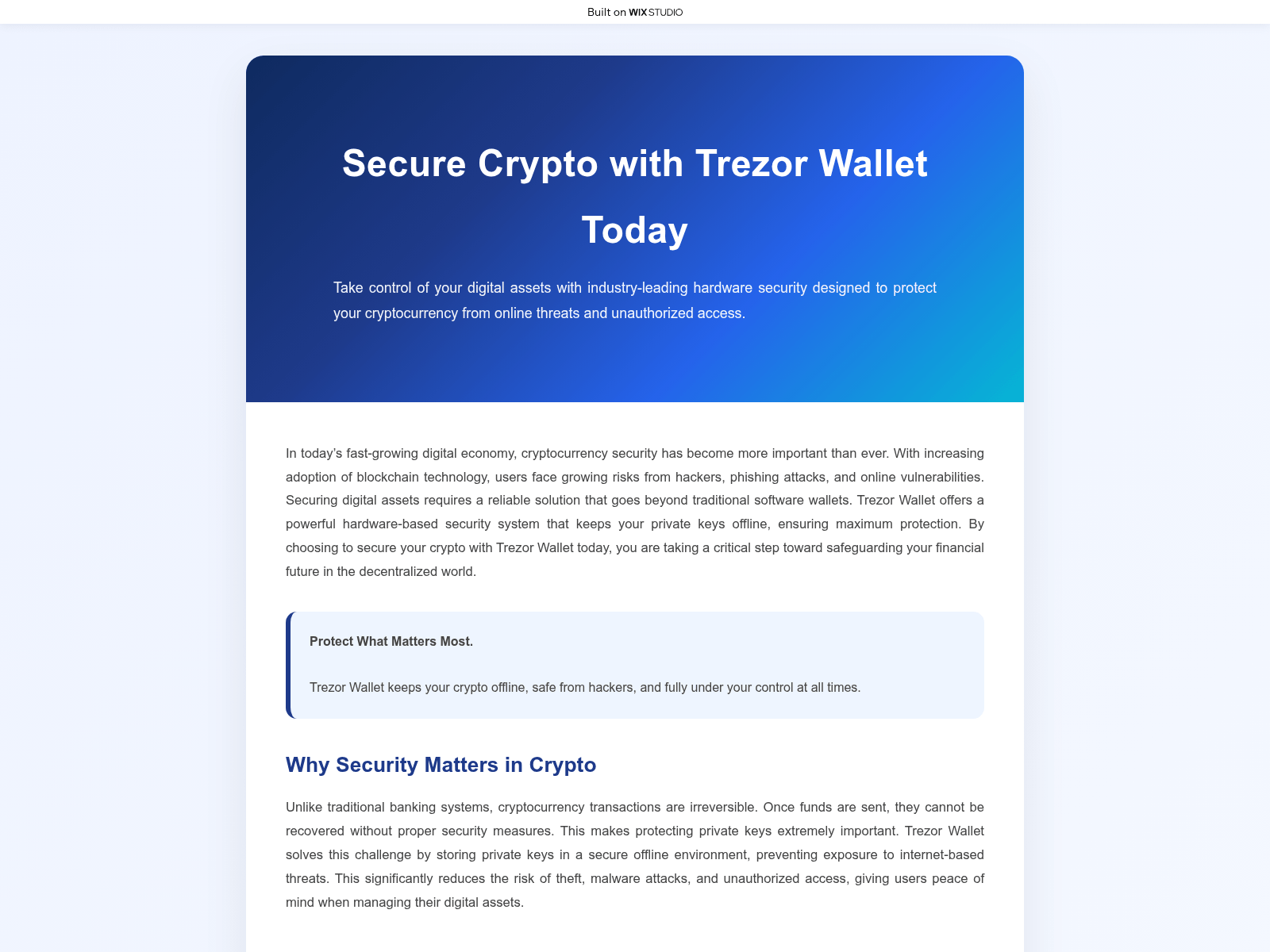 Screenshot of home-apps-trexzor.wixstudio.com