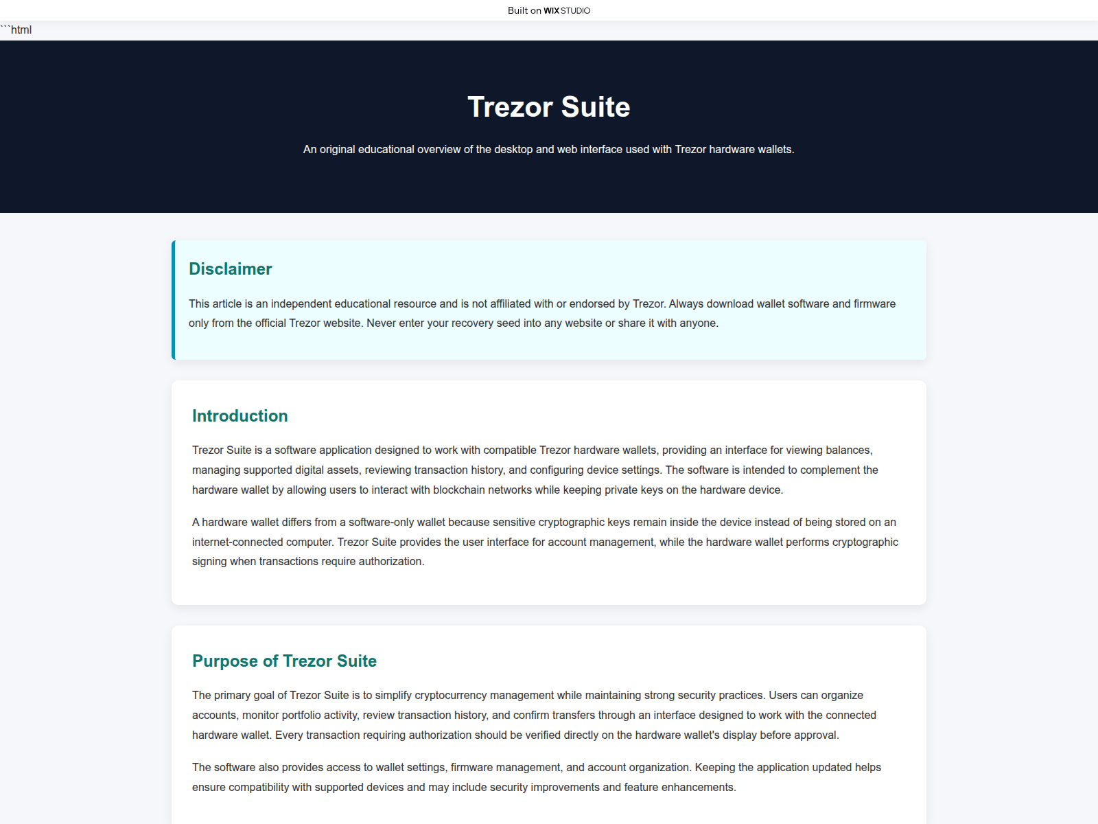 Screenshot of suiteapp-index.wixstudio.com