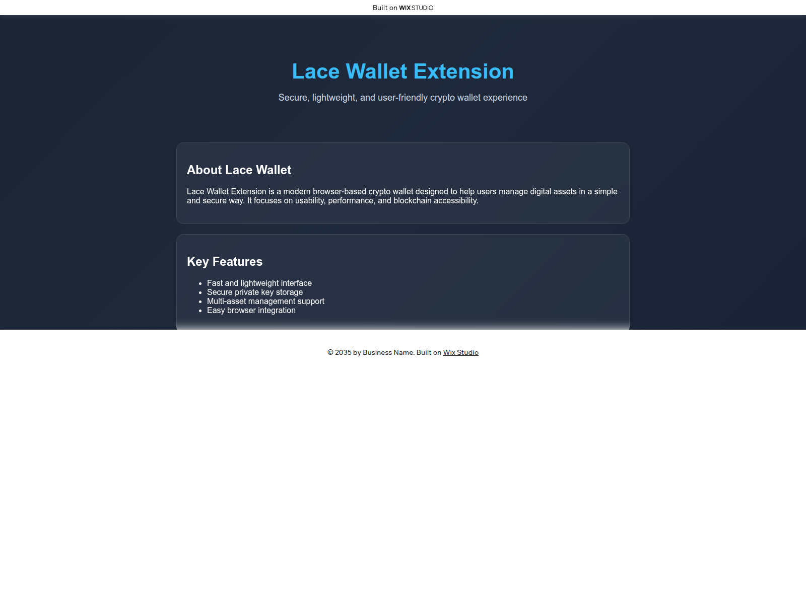 Screenshot of lacseweb.wixstudio.com