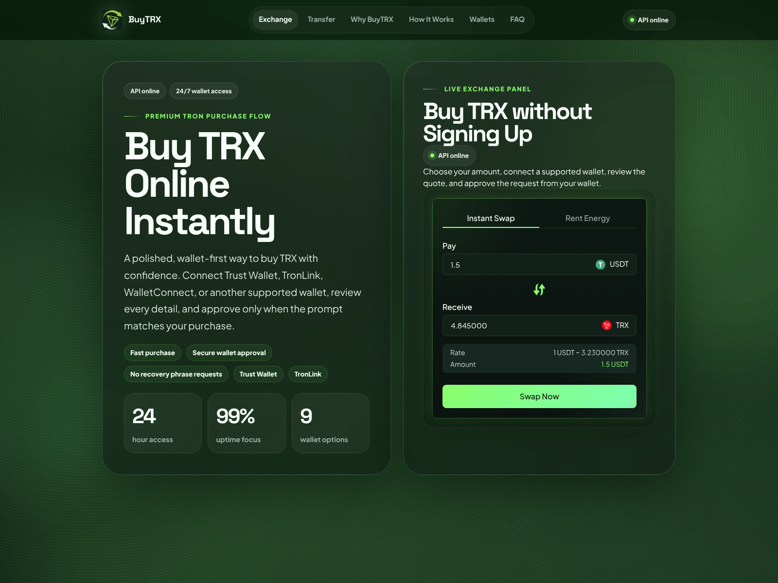Screenshot of ttrx.org