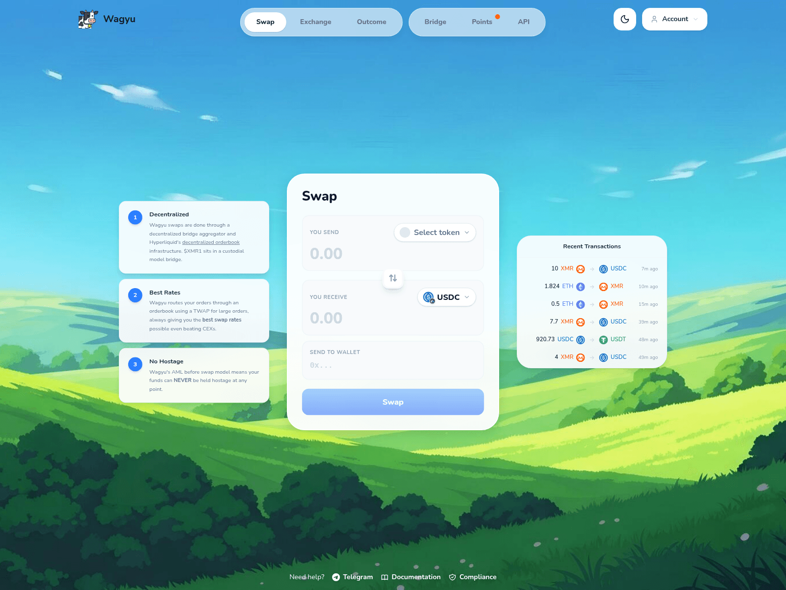 Screenshot of wagyau.xyz