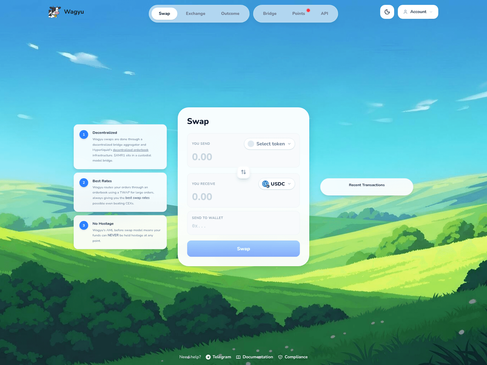 Screenshot of wyagyu.xyz