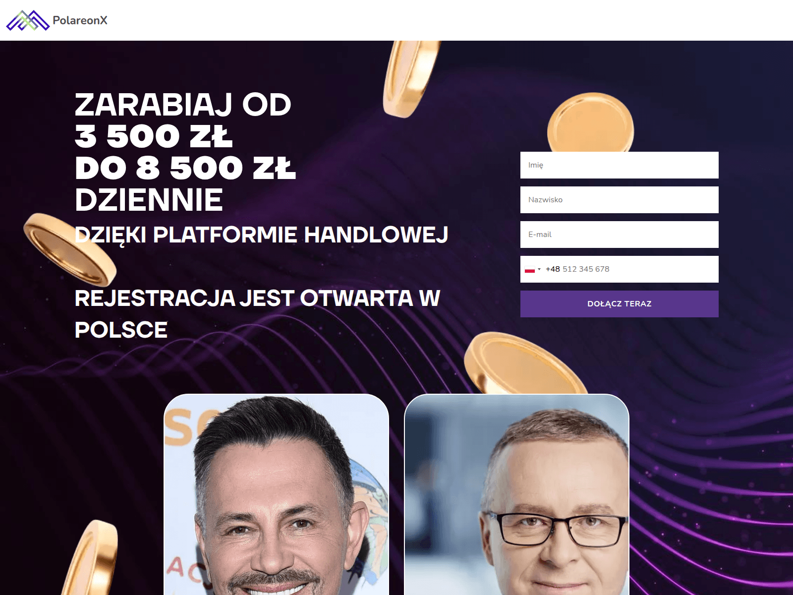 Screenshot of polareonx.pl