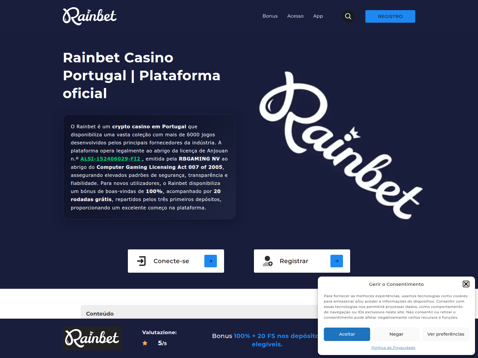 [Ekran görüntüsü] rainbet.pt