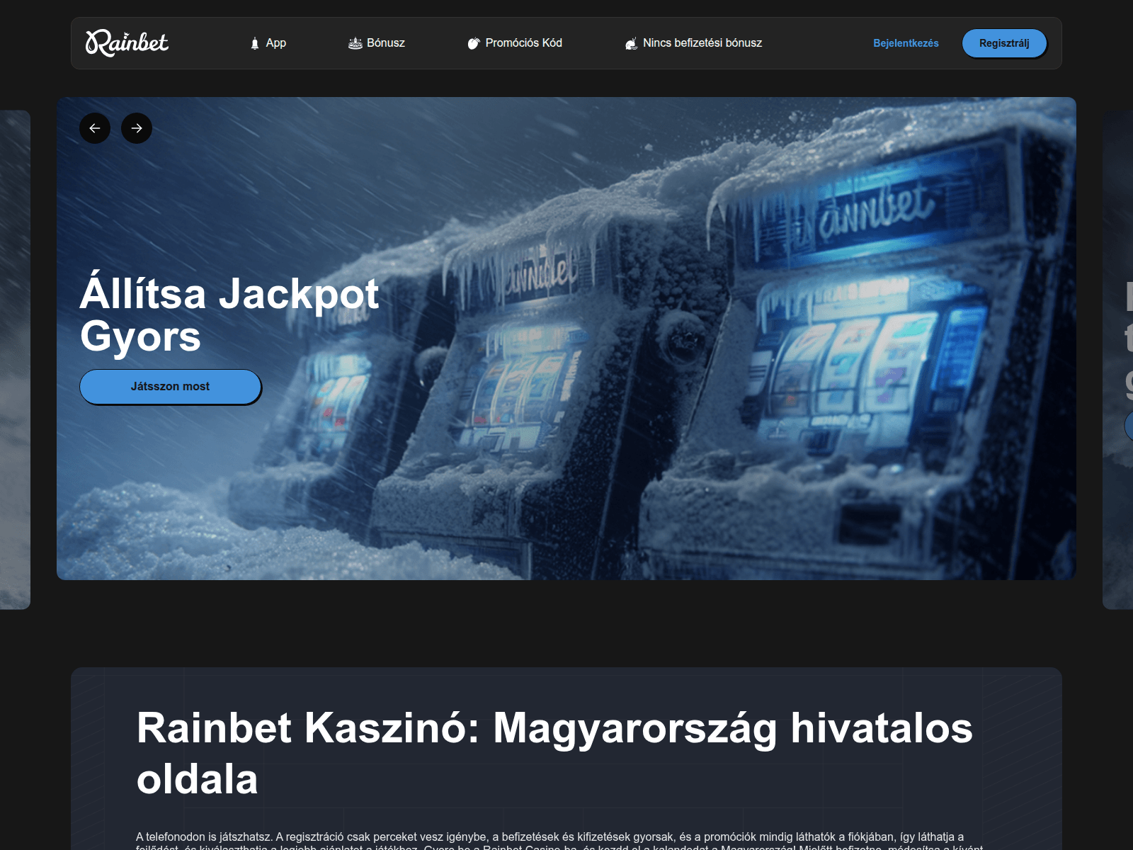 Screenshot of rainbet-hu.eu.com