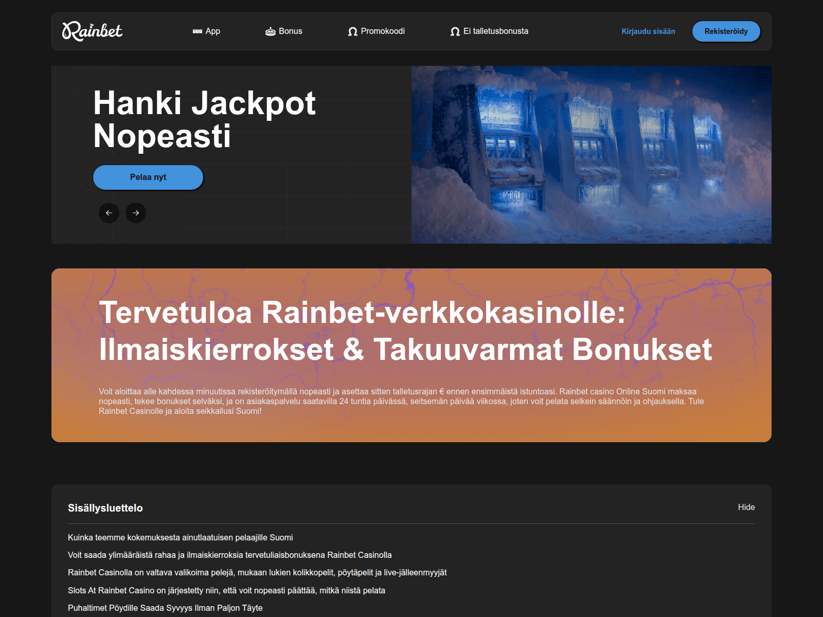 Screenshot of rainbet-fi.eu.com