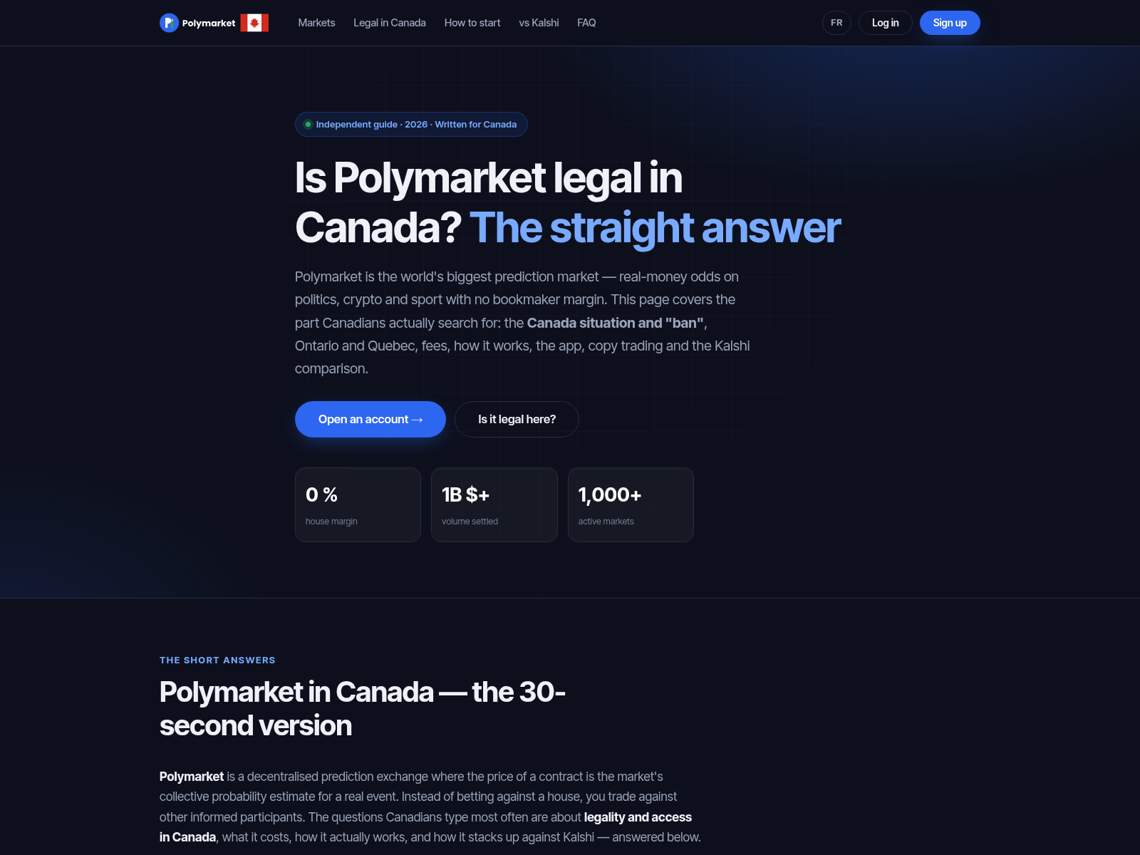 Screenshot of polymarket-ca.com