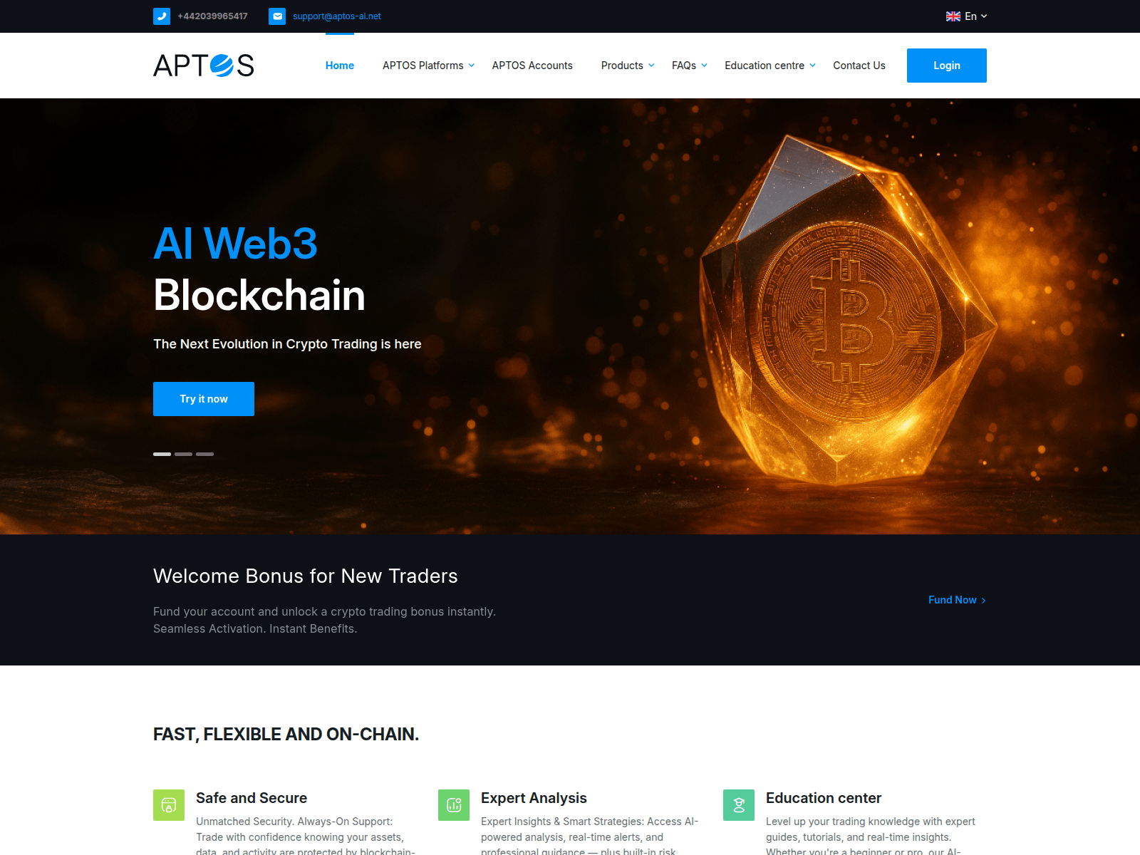 Screenshot of aptos-ai.net