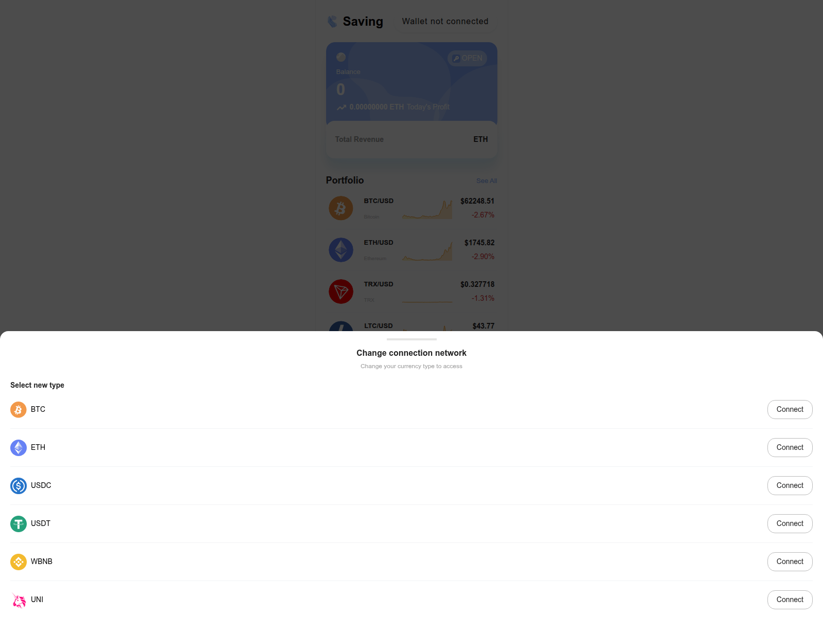 Screenshot of savingsusdc.org