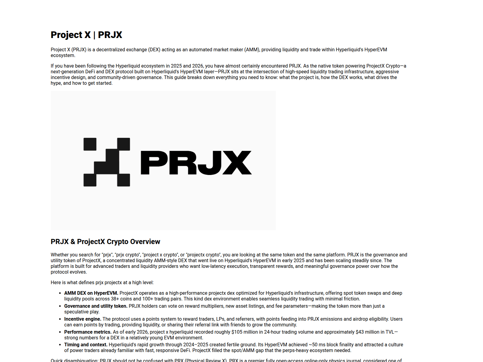 Screenshot of prjxn.com