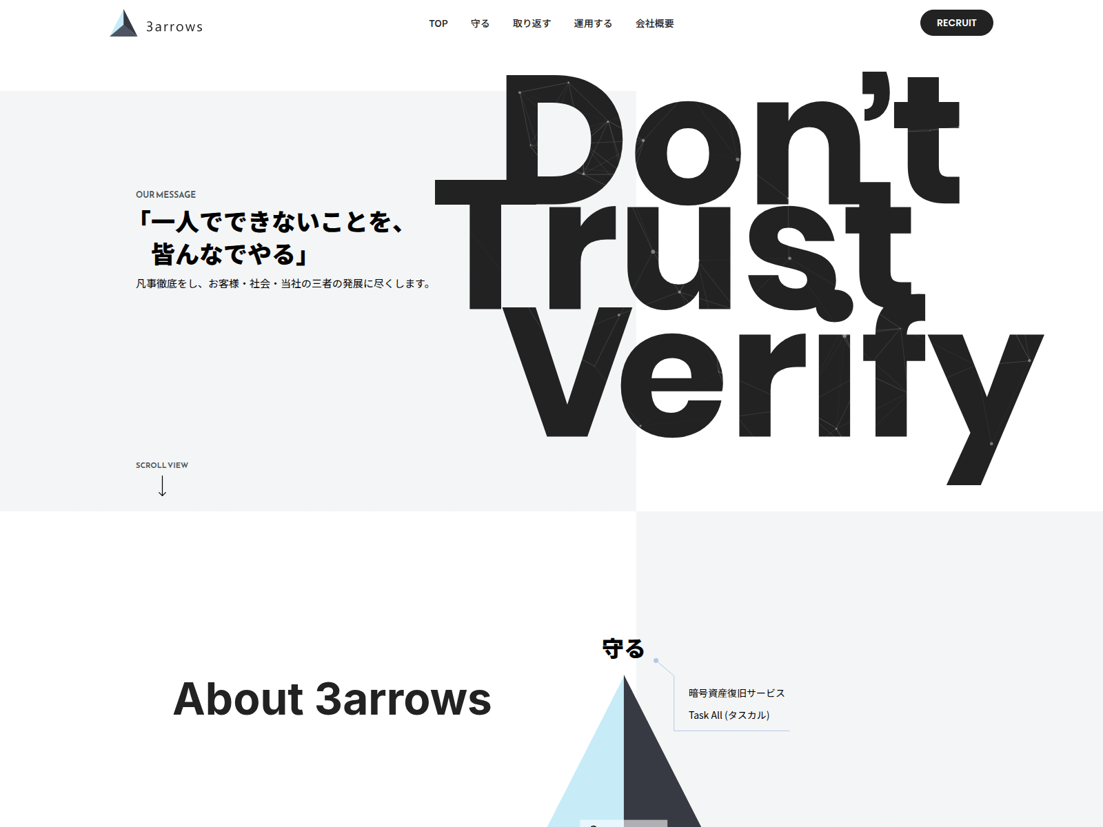 Screenshot of 3arrowsjp.com