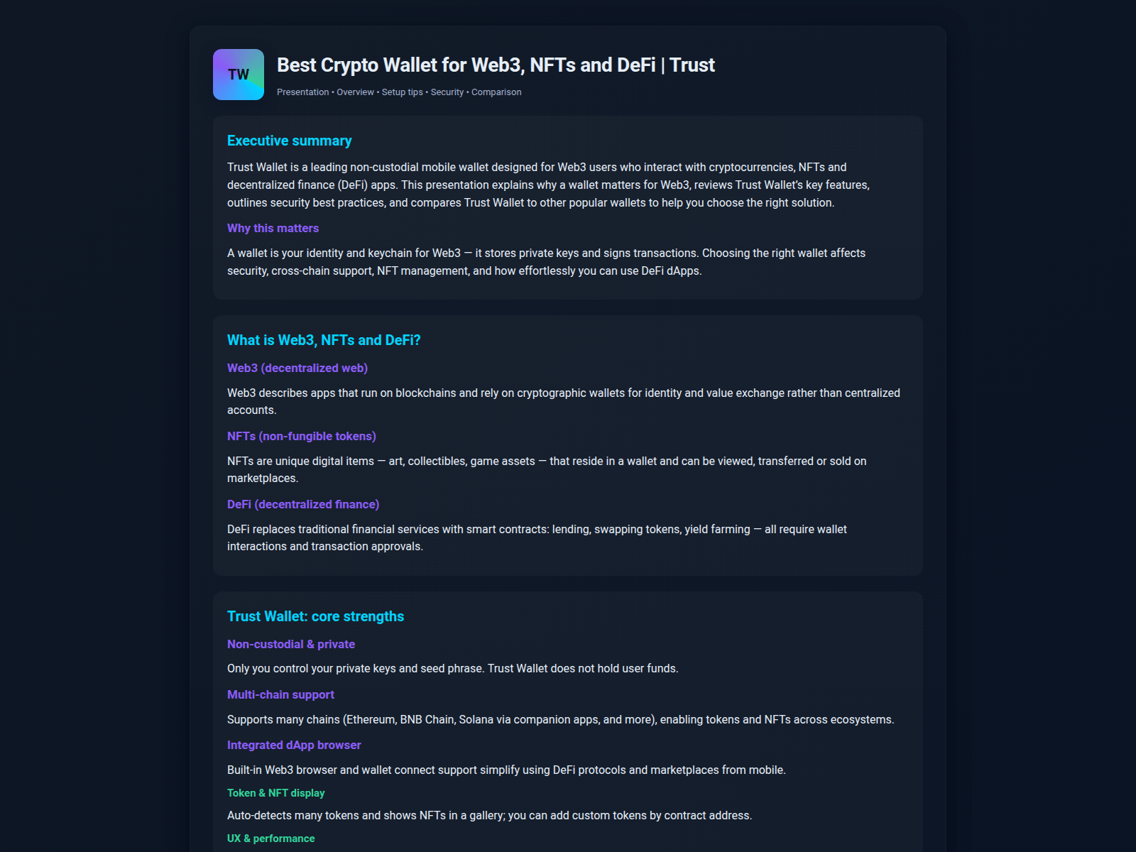 Screenshot of trusst-wallet.pages.dev