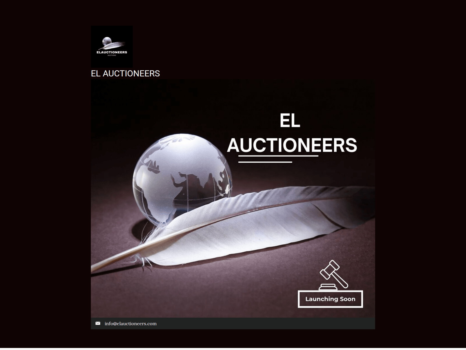 Знімок екрана elauctioneers.com