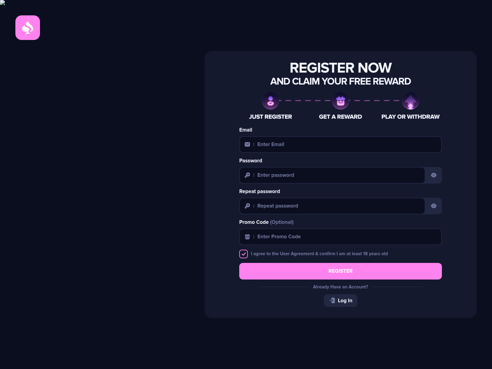 Screenshot of lootboom.cc